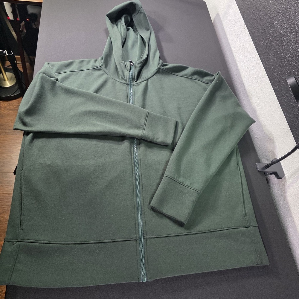 XERSION‎ Women's Large Green Hoodie Active Zip Up Jacket
